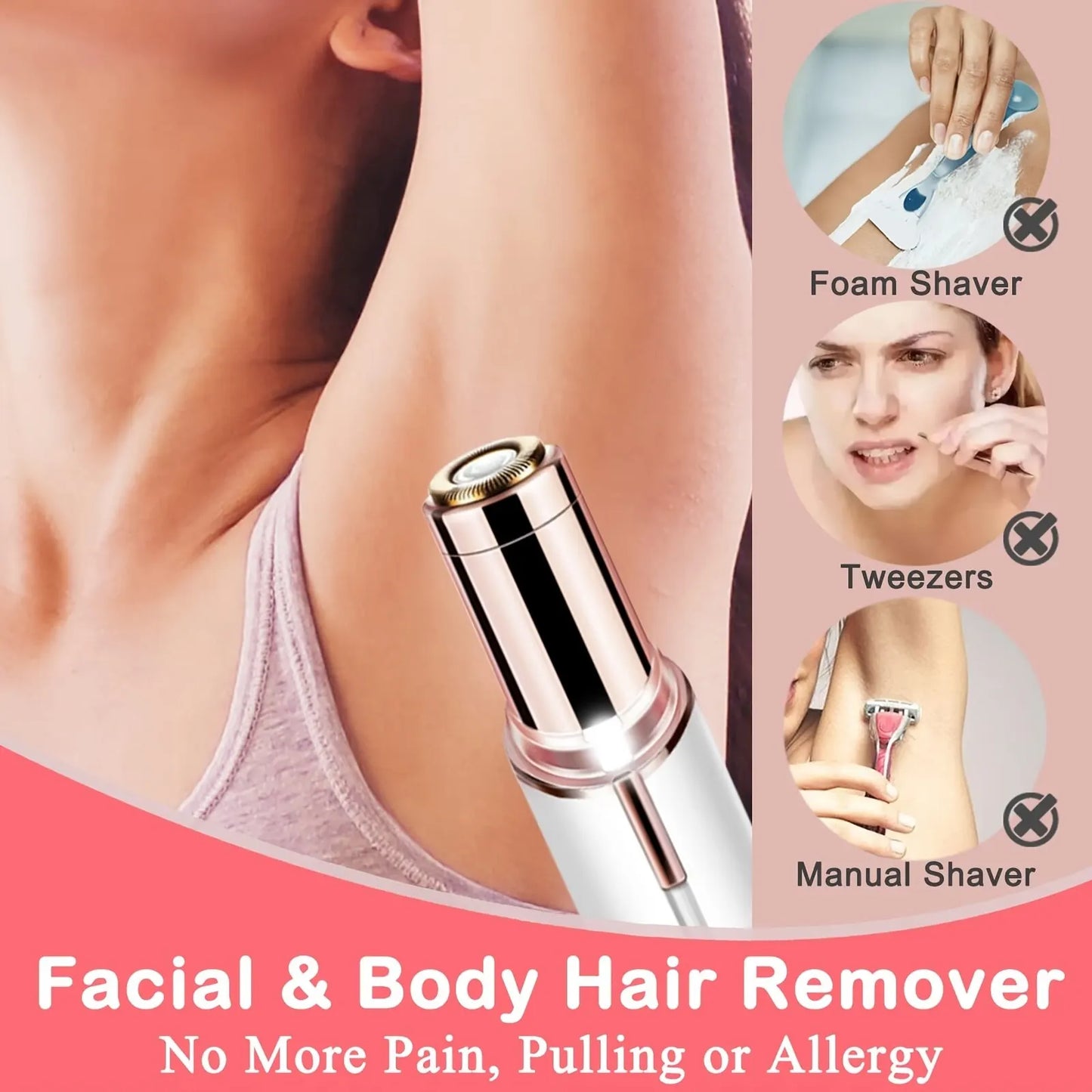 Portable Facial Hair Remover