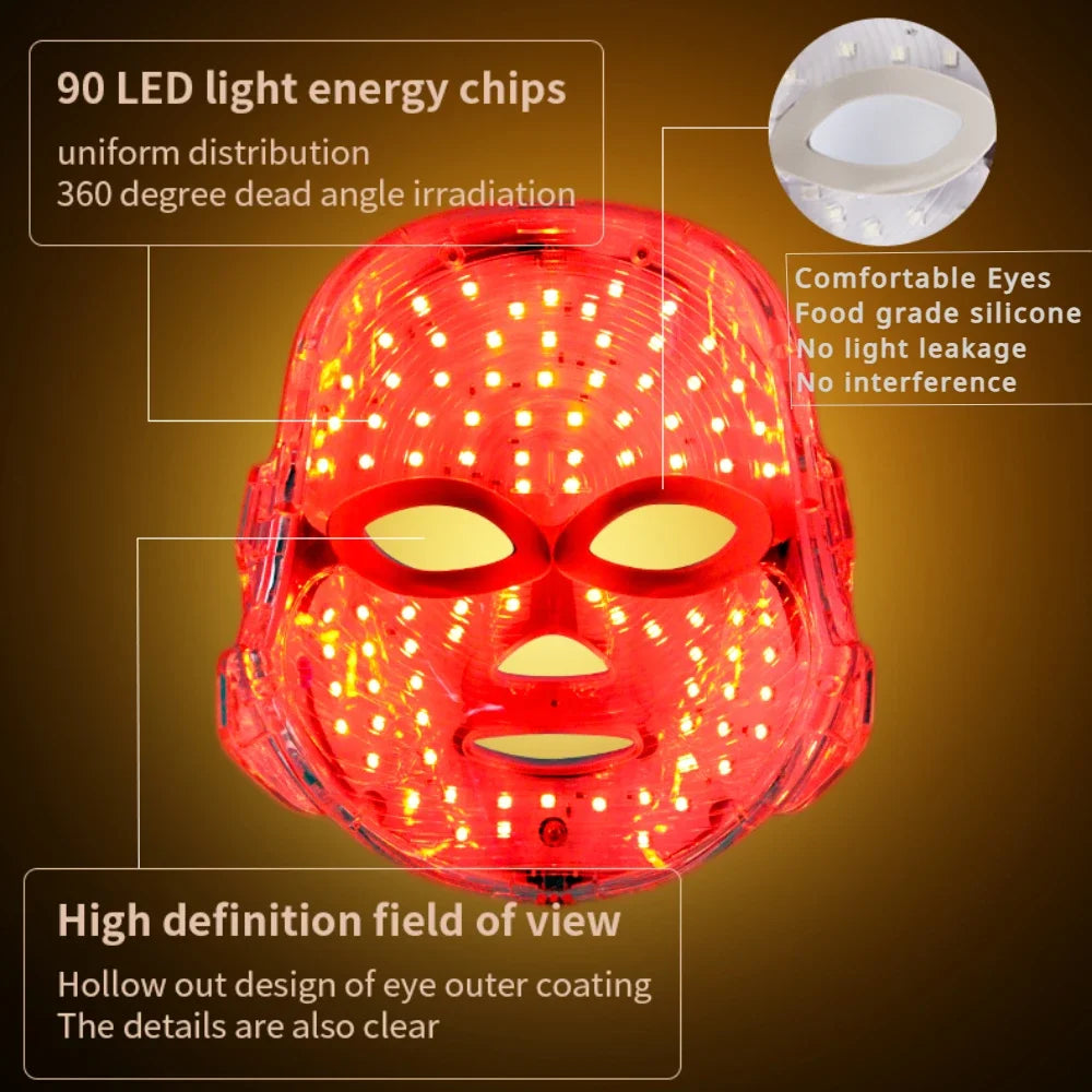 7 Color LED Light Face Mask