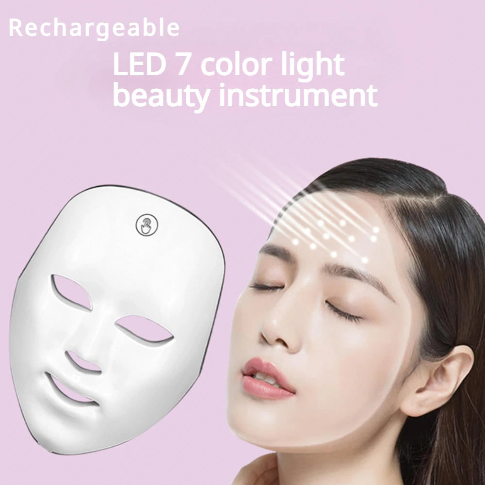 7 Color LED Light Face Mask